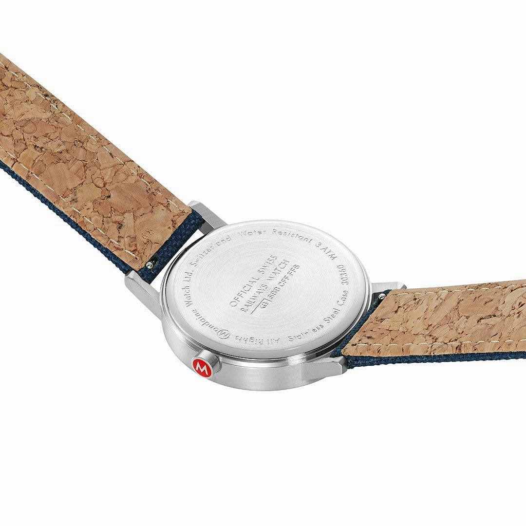 Classic, Brushed Steel, 40 mm, Ocean Blue Watch