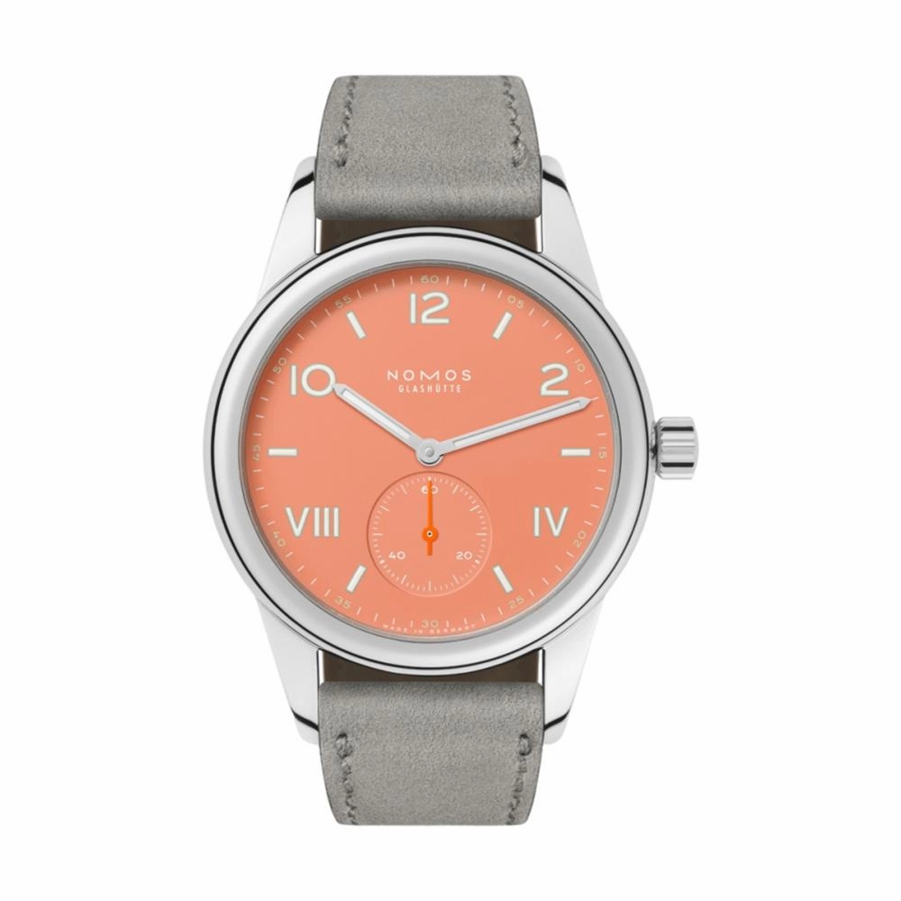 Club Campus 36mm - Cream Coral on Leather Strap