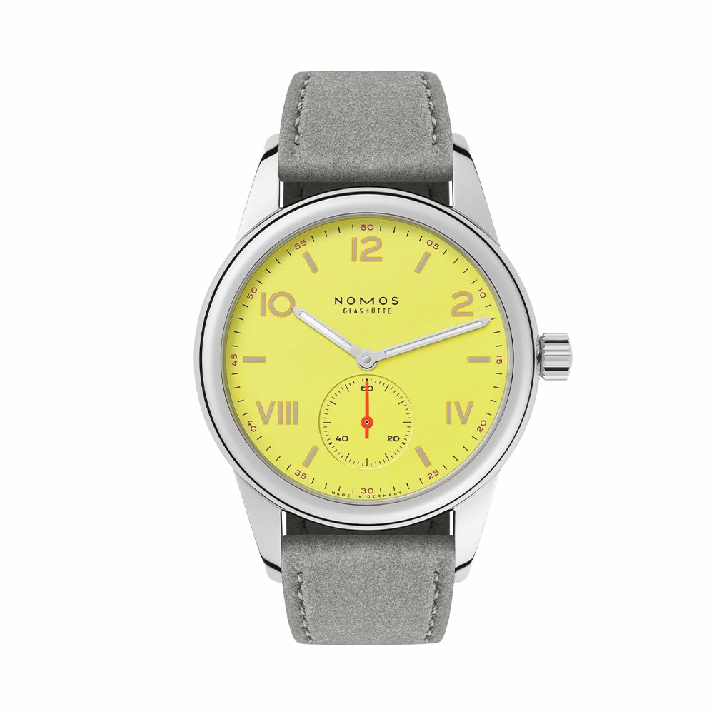 Club Campus Sapphire Back 36mm - Starlight on Leather Strap