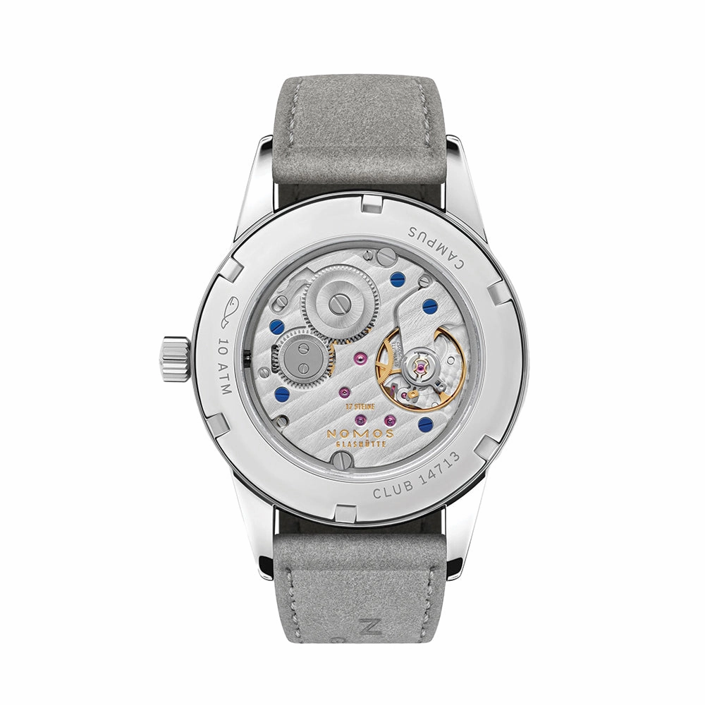 Club Campus Sapphire Back 36mm - Starlight on Leather Strap
