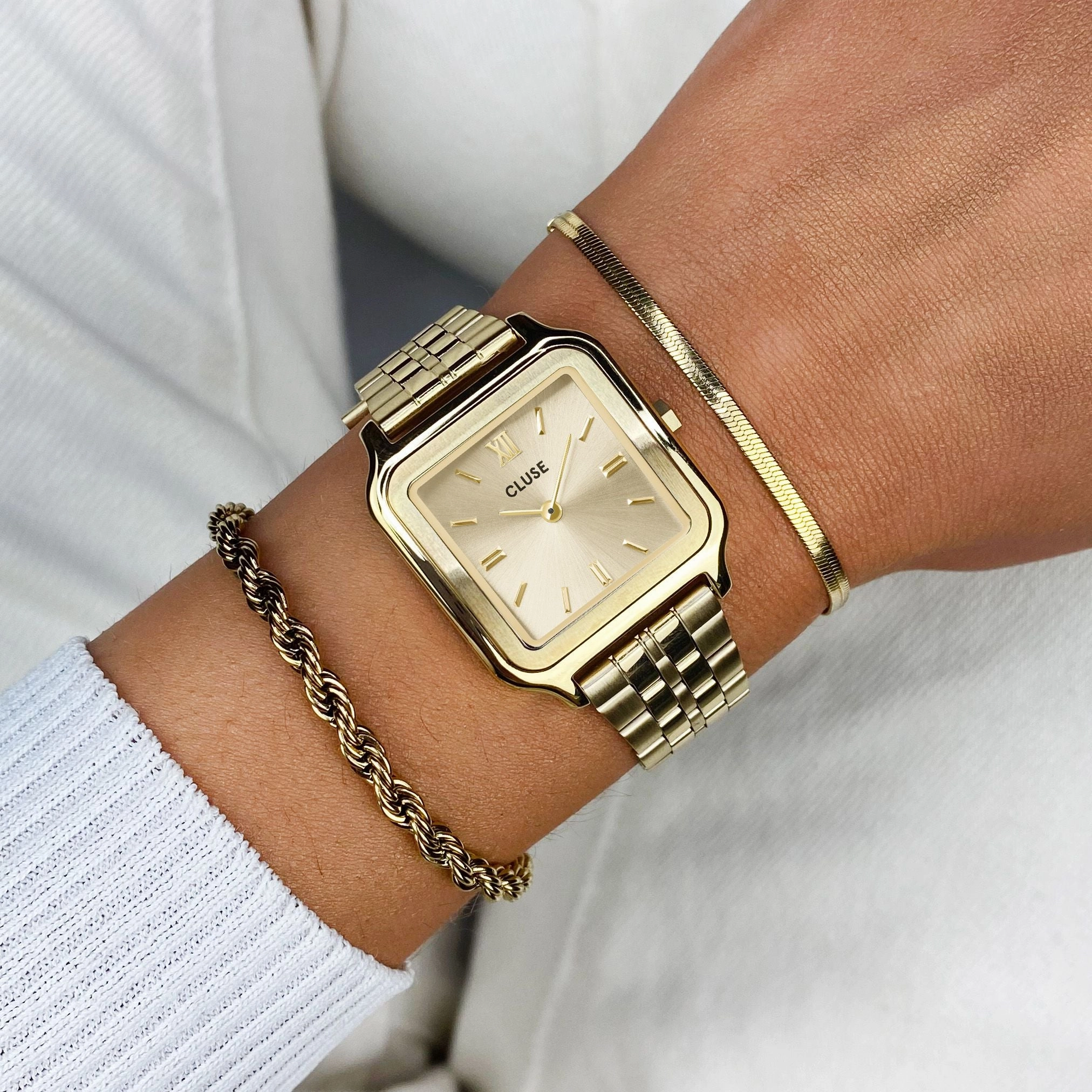 CLUSE Gracieuse Full Gold Link Watch CW11902