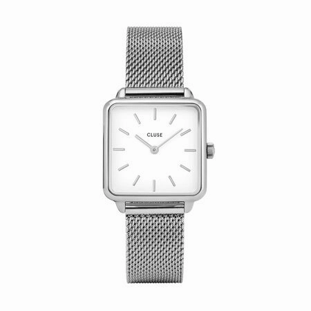 CLUSE La Tetragone Silver Watch CW0101207003