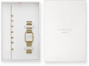 Coffret Rosefield THE BOXY XS Blanc Sunday or Jaune   bracelet Multi Liquid Or Jaune X241