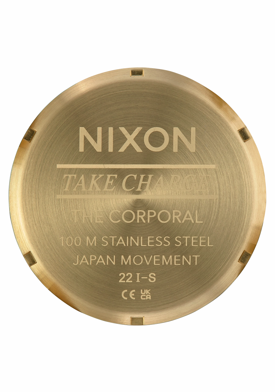Corporal Stainless Steel - Yellow Gold / Black