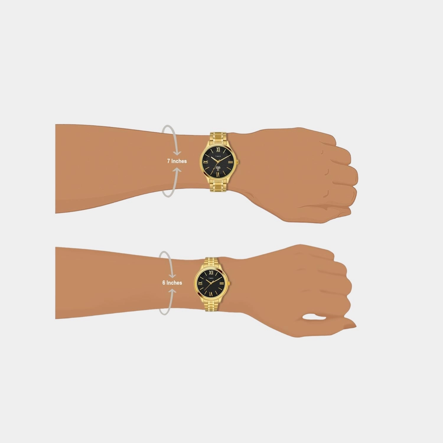 Couple Black Analog Stainless Steel Watch TW00PR283