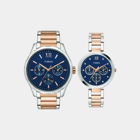 Couple Blue Couple Chronograph Stainless Steel Watch TW00PR267