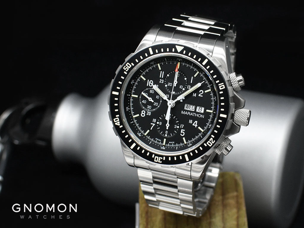 CSAR Jumbo Diver/Pilot Automatic Chronograph 46mm - Bracelet Ref. WW194014SS-0108