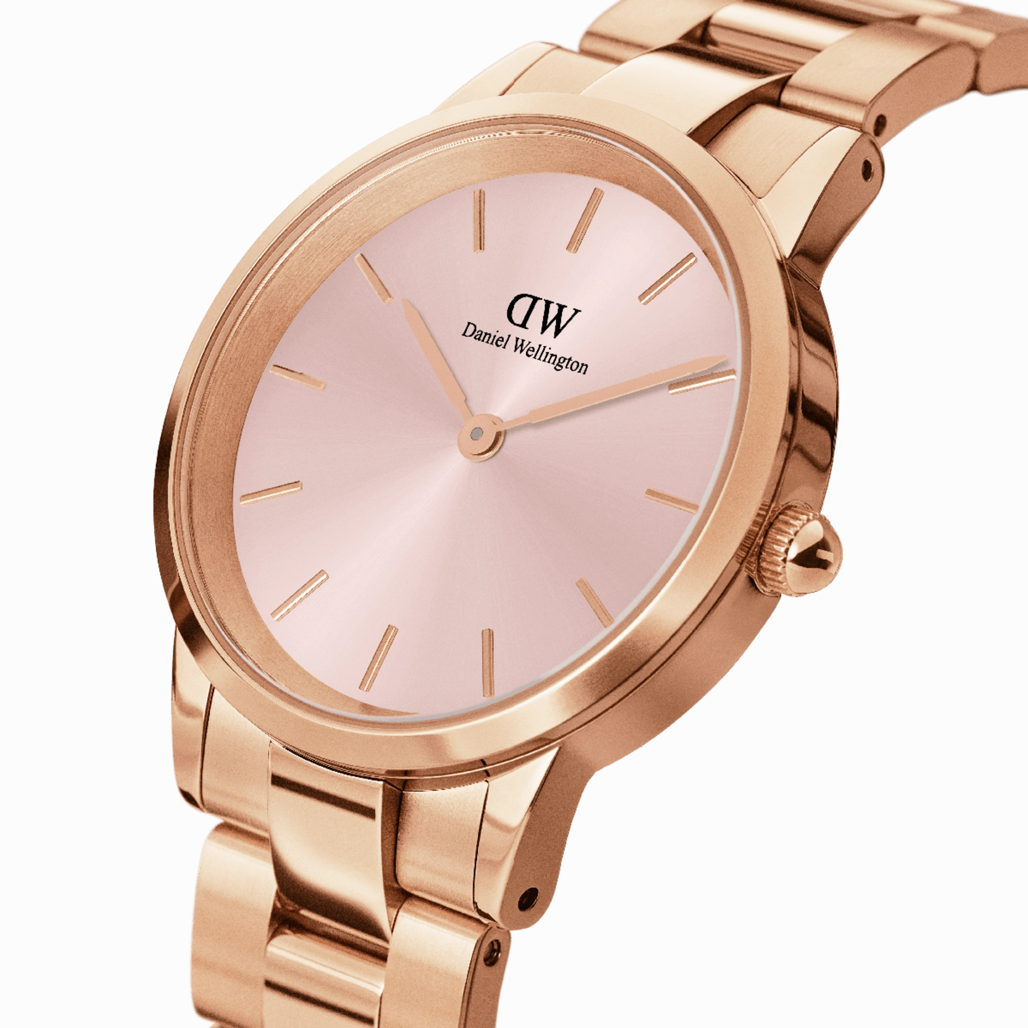Daniel Wellington Iconic Link 32mm Light Pink Dial Watch DW00100369