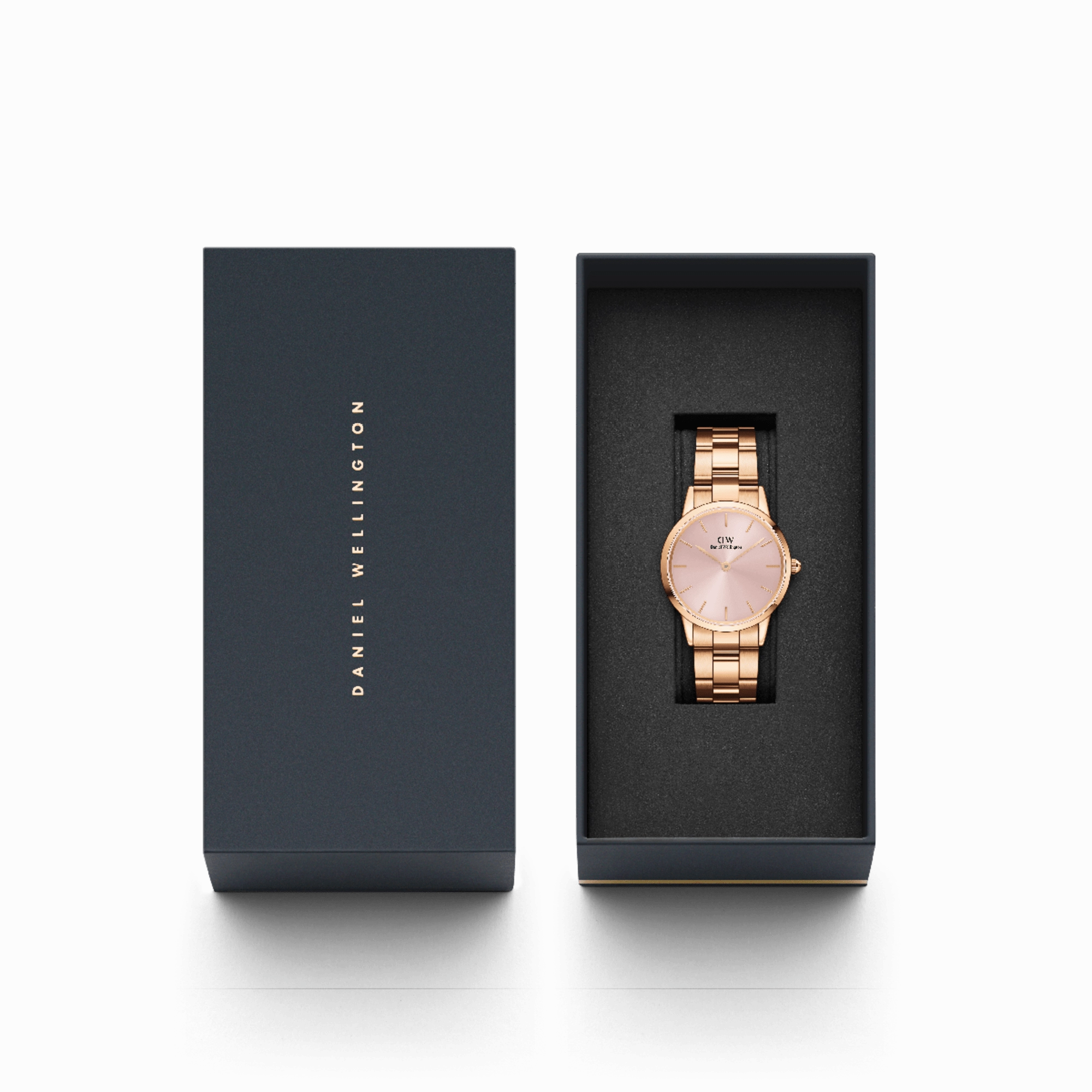 Daniel Wellington Iconic Link 32mm Light Pink Dial Watch DW00100369