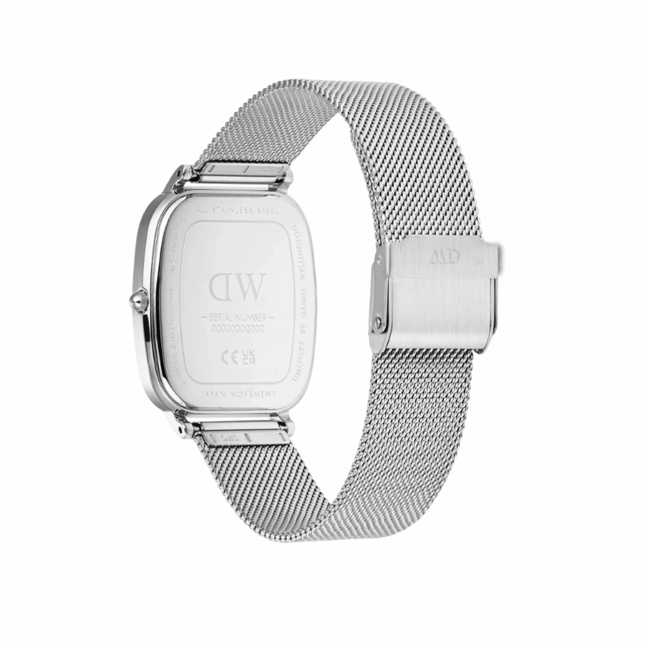 Daniel Wellington Marlon Sterling Vintage Linen Pattern Dial Watch DW00100814