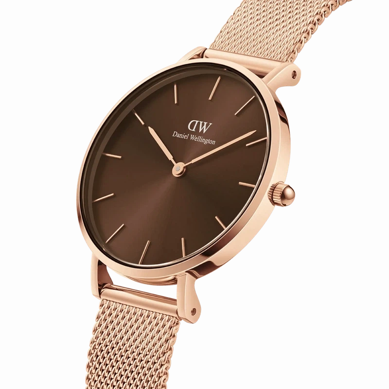 Daniel Wellington Petite Amber Rose Gold Watch 28mm