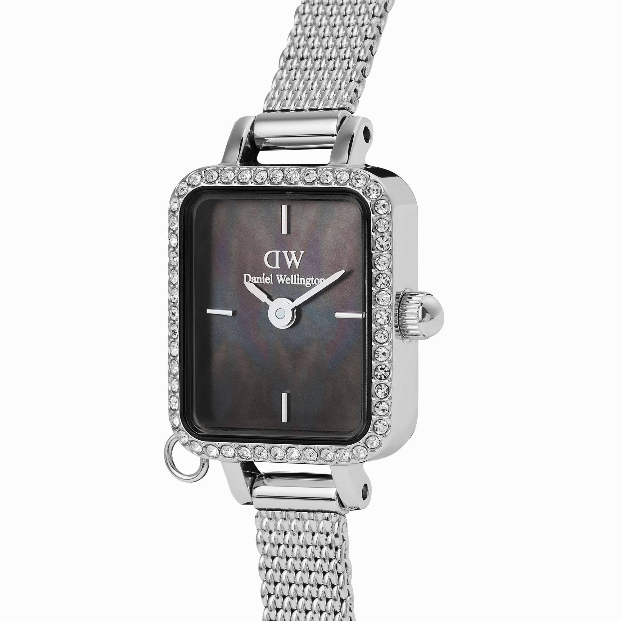 Daniel Wellington Quadro Mini Crystal Zodiac Sterling Watch