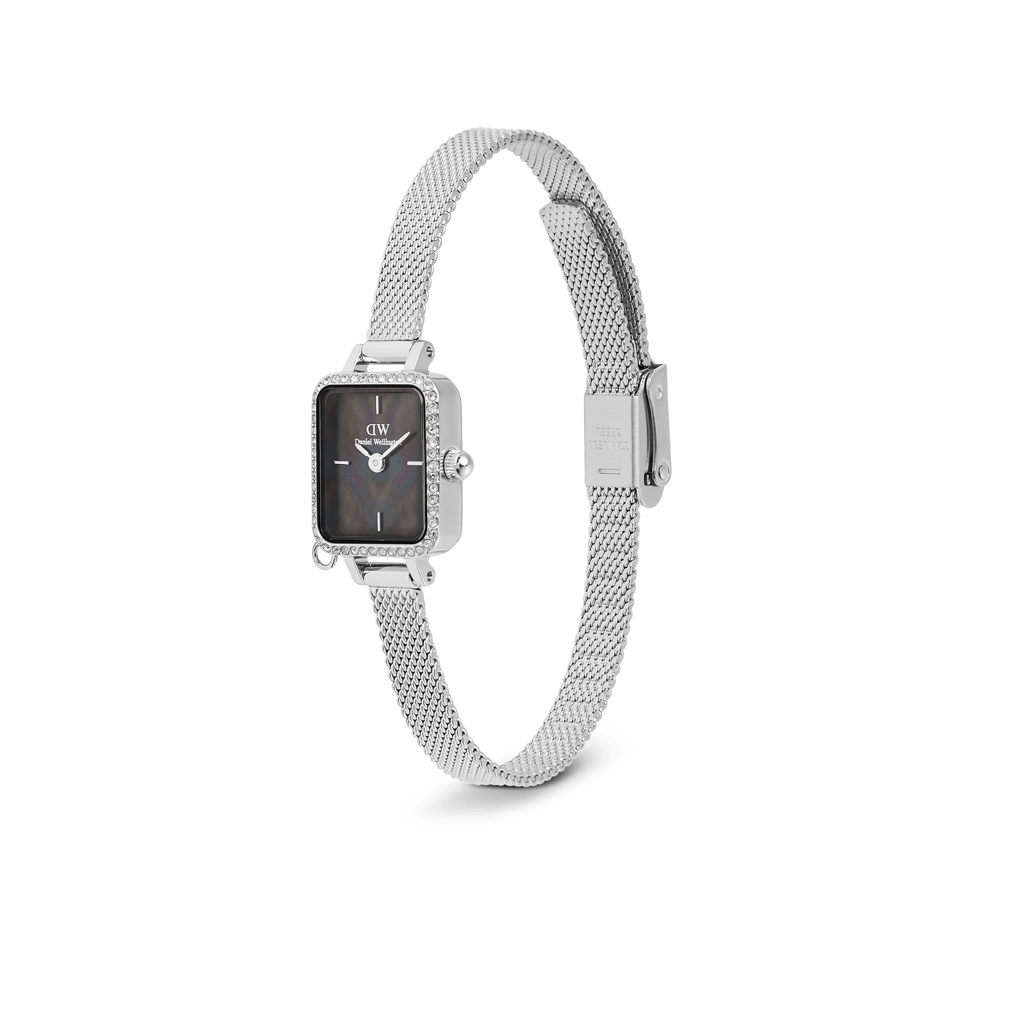 Daniel Wellington Quadro Mini Crystal Zodiac Sterling Watch