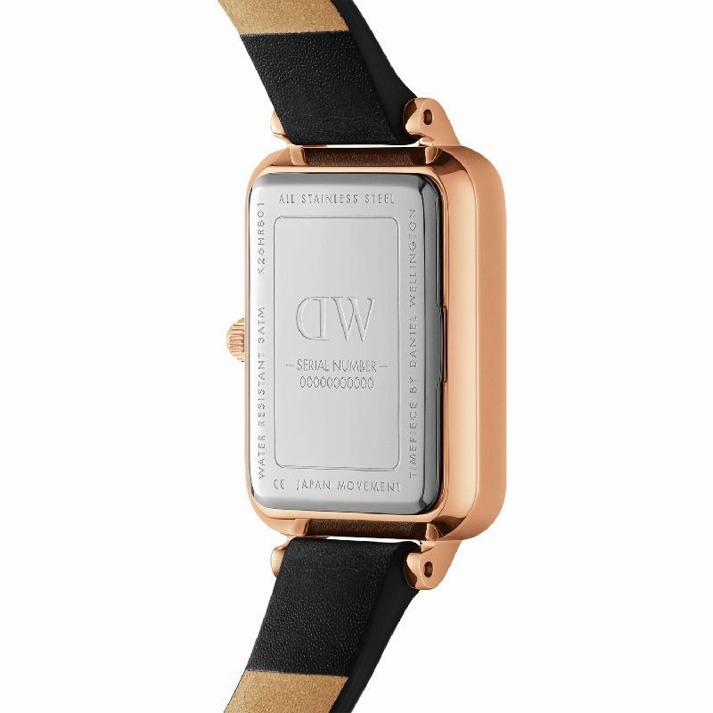Daniel Wellington Quadro Roman Numerals Sheffield Rose Gold 20x26mm Watch