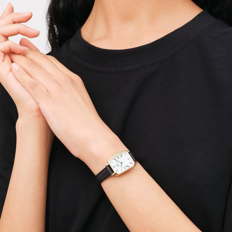 Daniel Wellington Quadro Roman Numerals Sheffield Rose Gold 20x26mm Watch