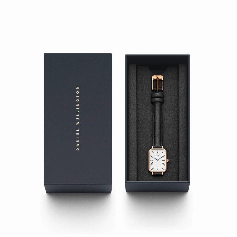 Daniel Wellington Quadro Roman Numerals Sheffield Rose Gold 20x26mm Watch