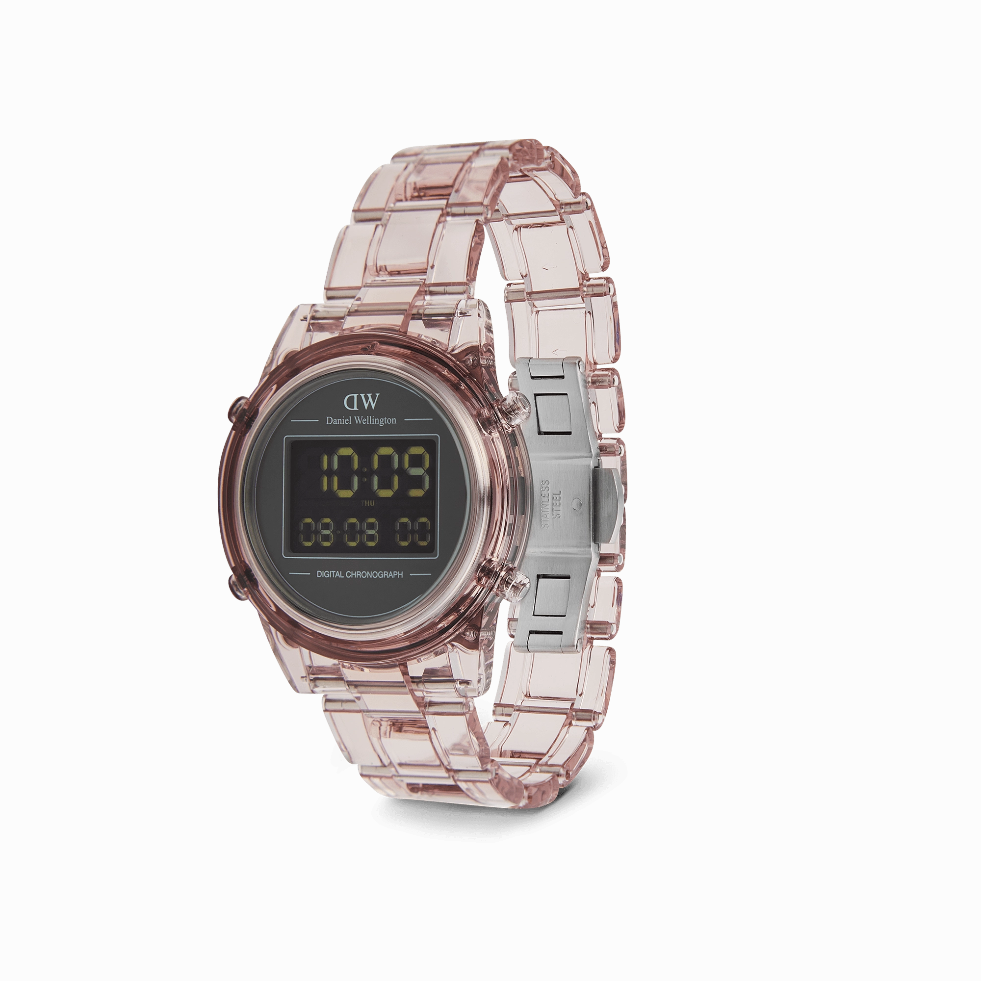 Daniel Wellington Retro Digital Dark Pink Watch
