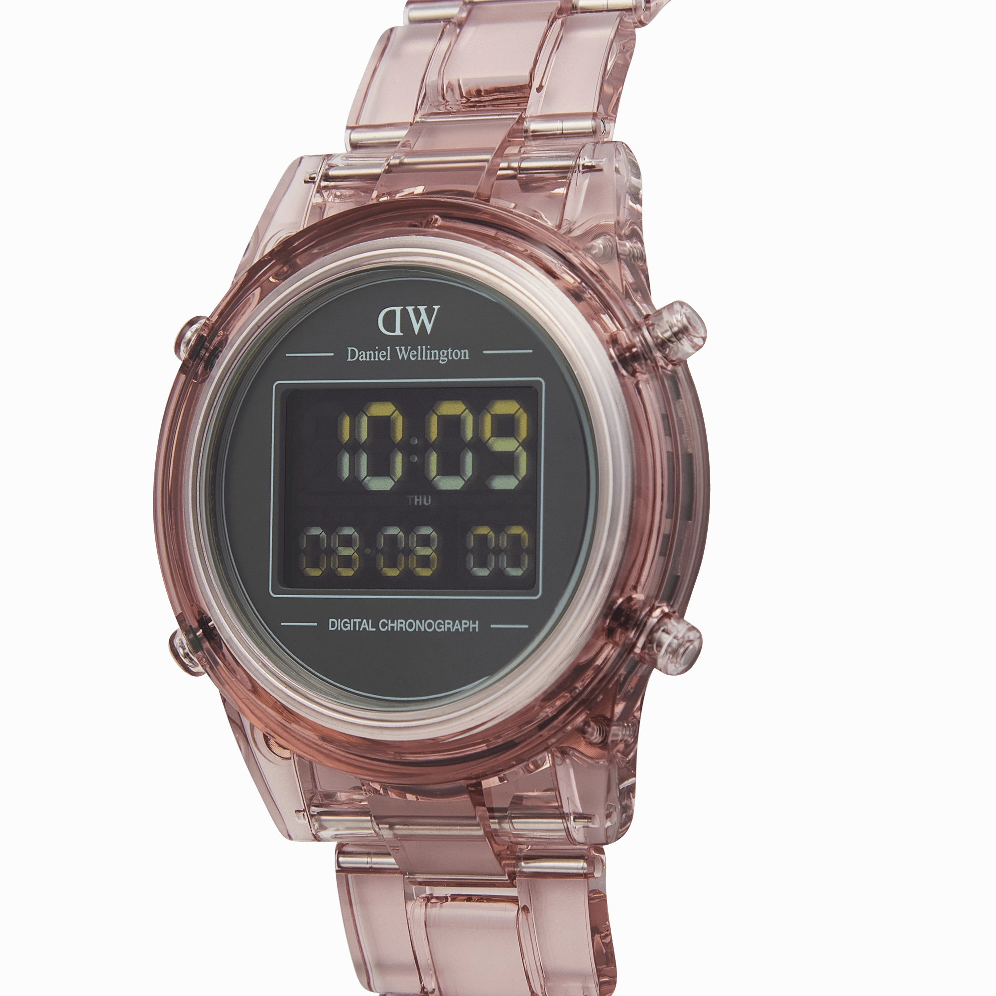 Daniel Wellington Retro Digital Dark Pink Watch