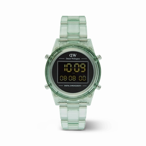 Daniel Wellington Retro Digital Light Green Watch