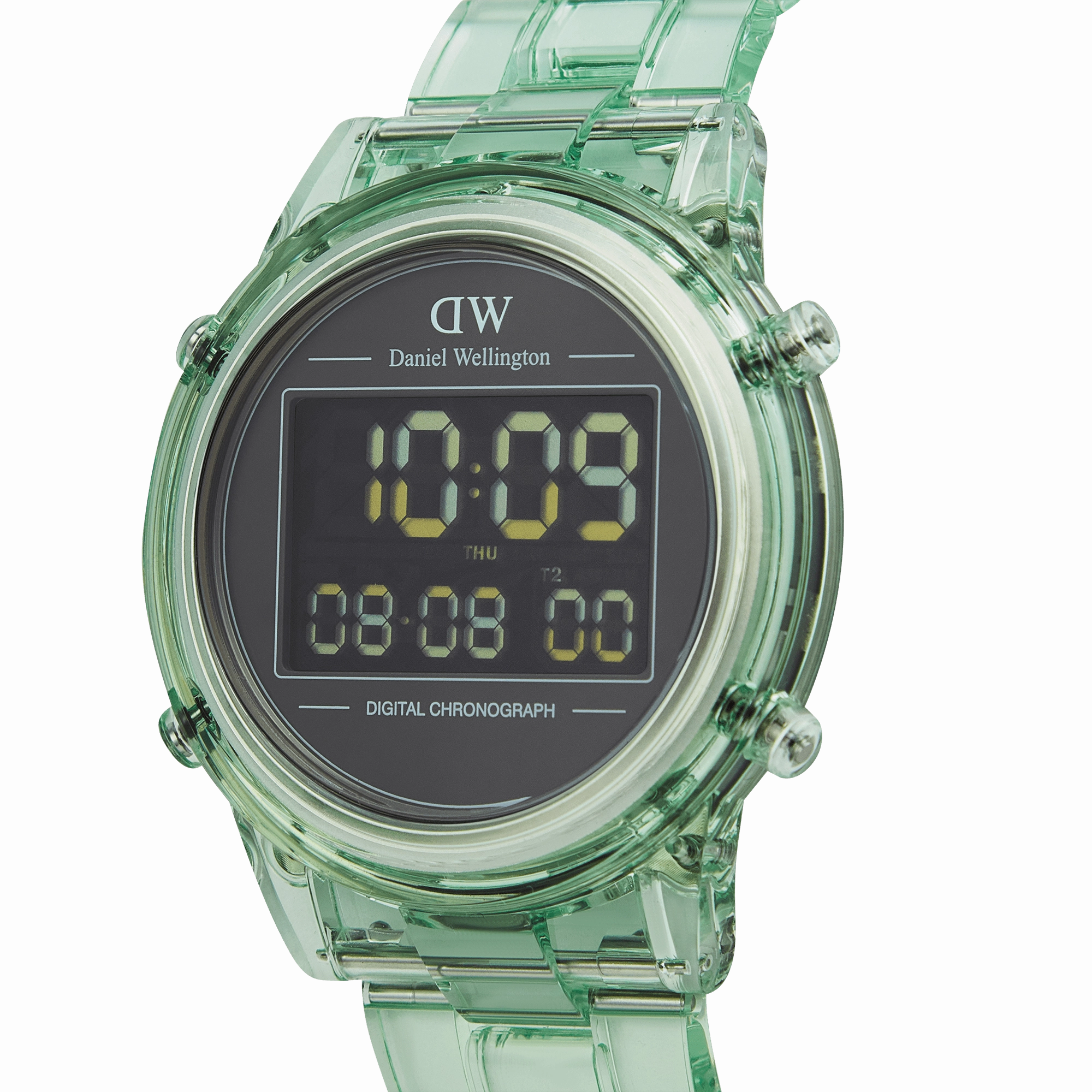 Daniel Wellington Retro Digital Light Green Watch