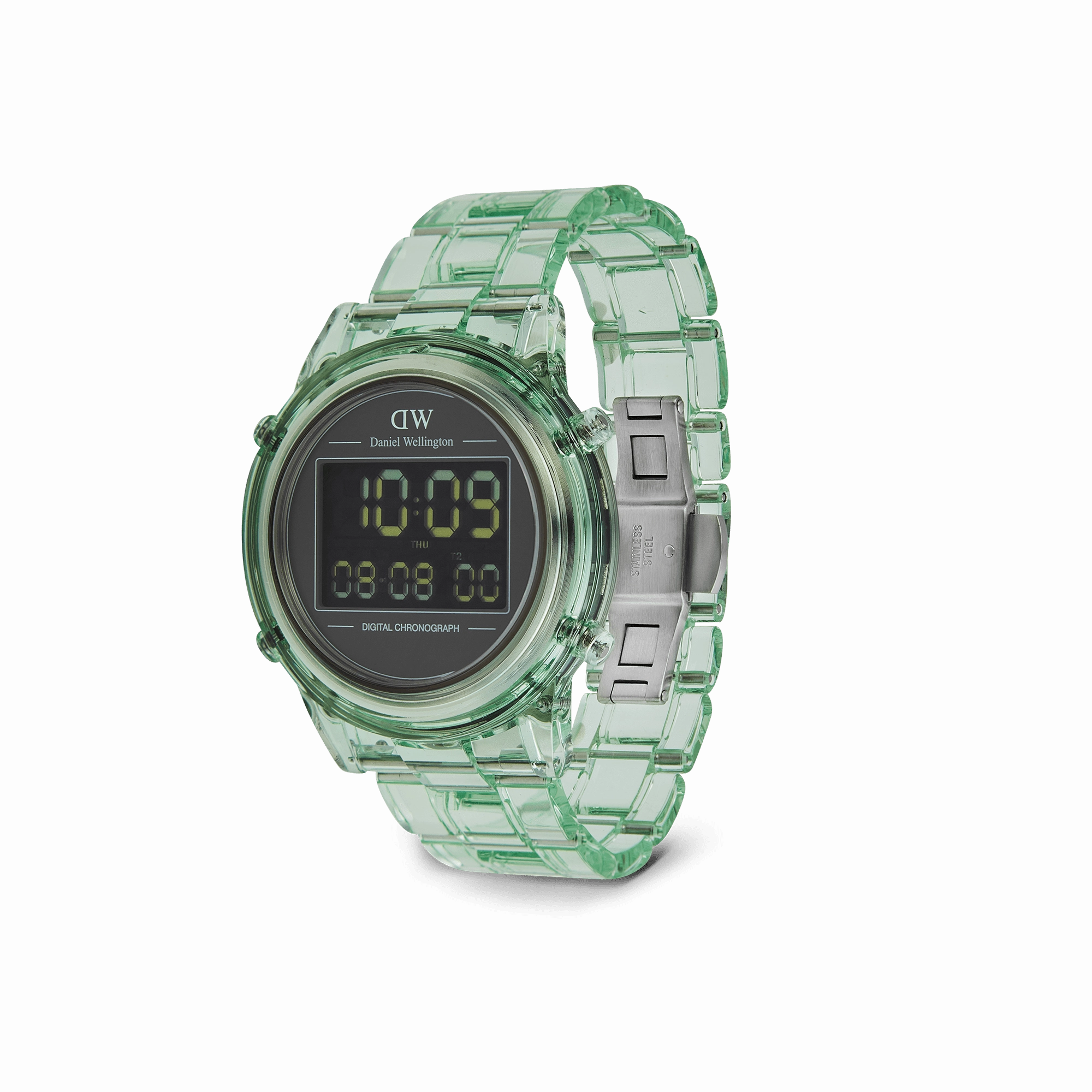 Daniel Wellington Retro Digital Light Green Watch