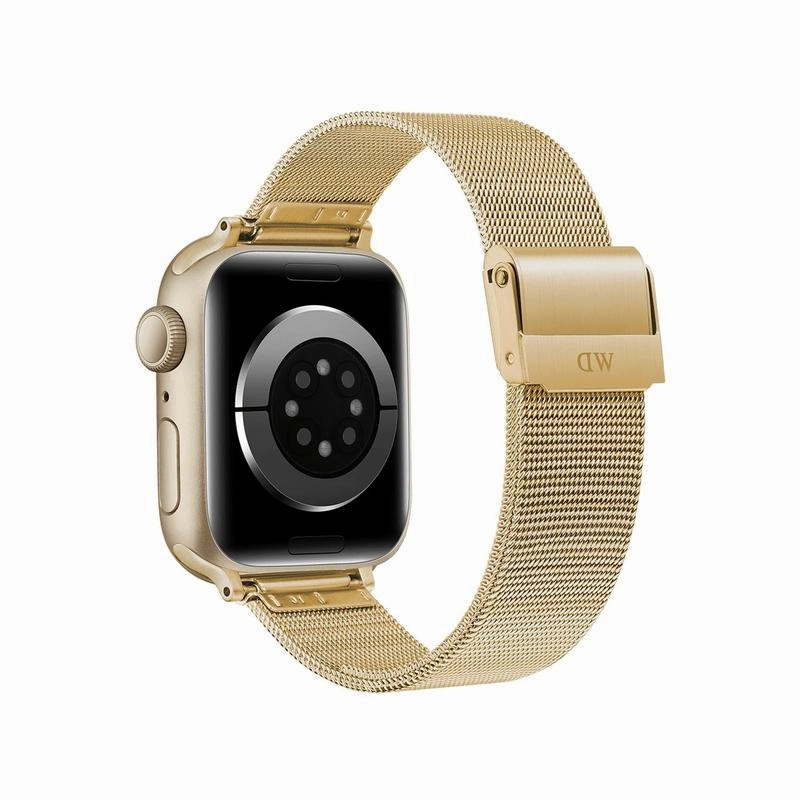 Daniel Wellington Smartwatch Mesh Strap Gold