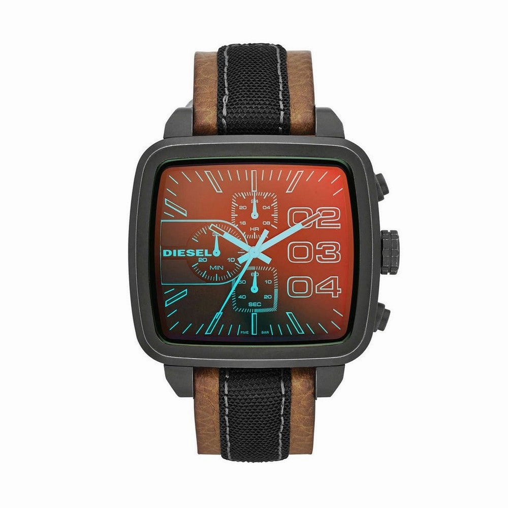 DIESEL DZ4303 Square Double Down Chronograph Men's Watch