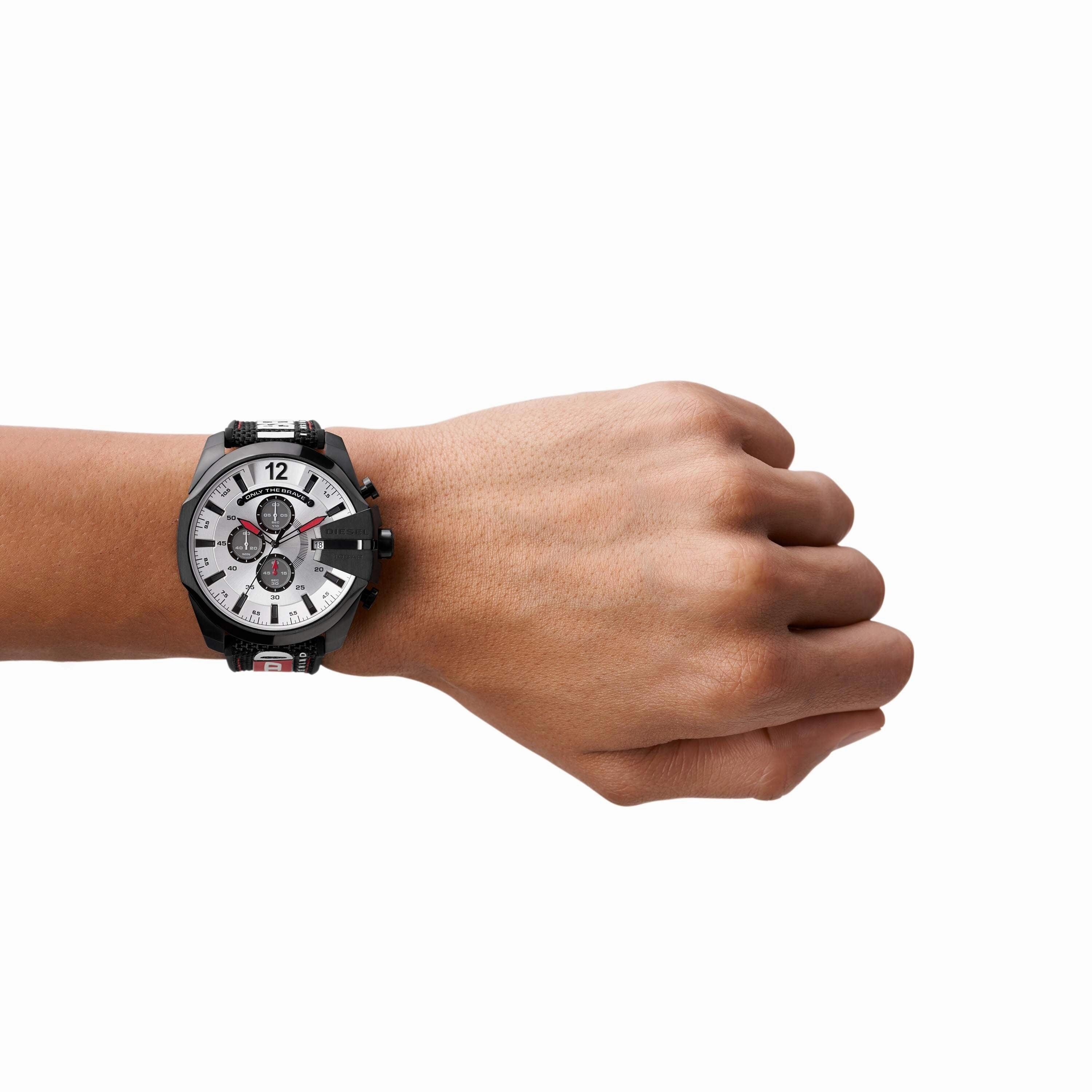 Diesel Mega Chief Black Chronograph Watch DZ4512
