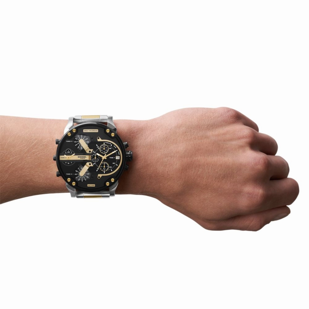 Diesel Mr. Daddy 2.0 Chronograph Two-Tone Stainless Steel Watch DZ7459