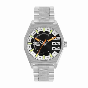 Diesel Scraper Silver Mens Watch DZ2172