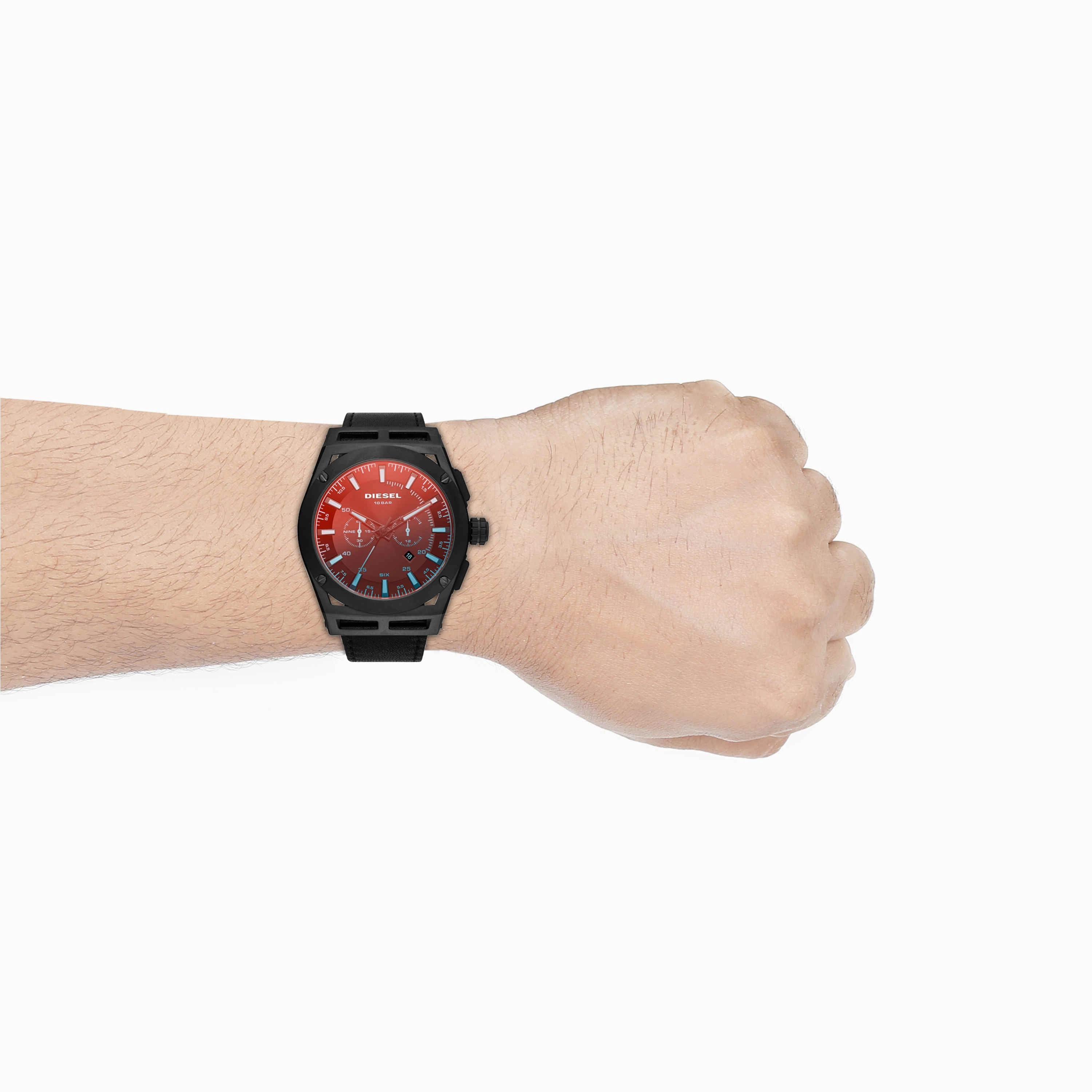 Diesel Timeframe Black Chronograph Watch DZ4544