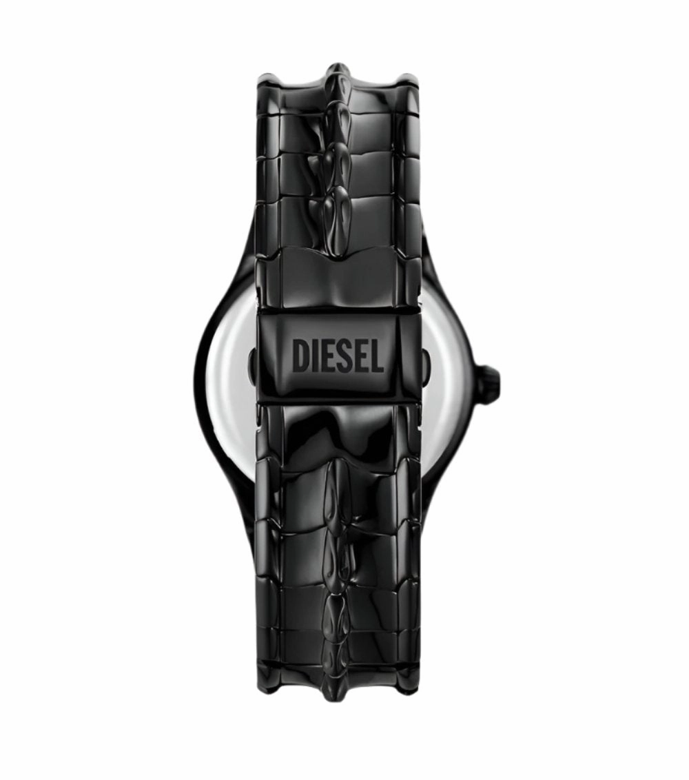 Diesel Vert Black Stainless Steel Blue Dial Watch DZ2198