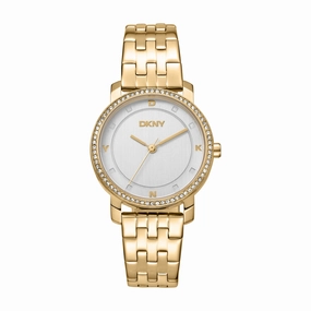DKNY Astoria Glitz Silver Dial Stainless Steel Watch DK1L065M0045