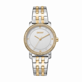 DKNY Astoria Glitz Silver Dial Stainless Steel Watch DK1L065M0065