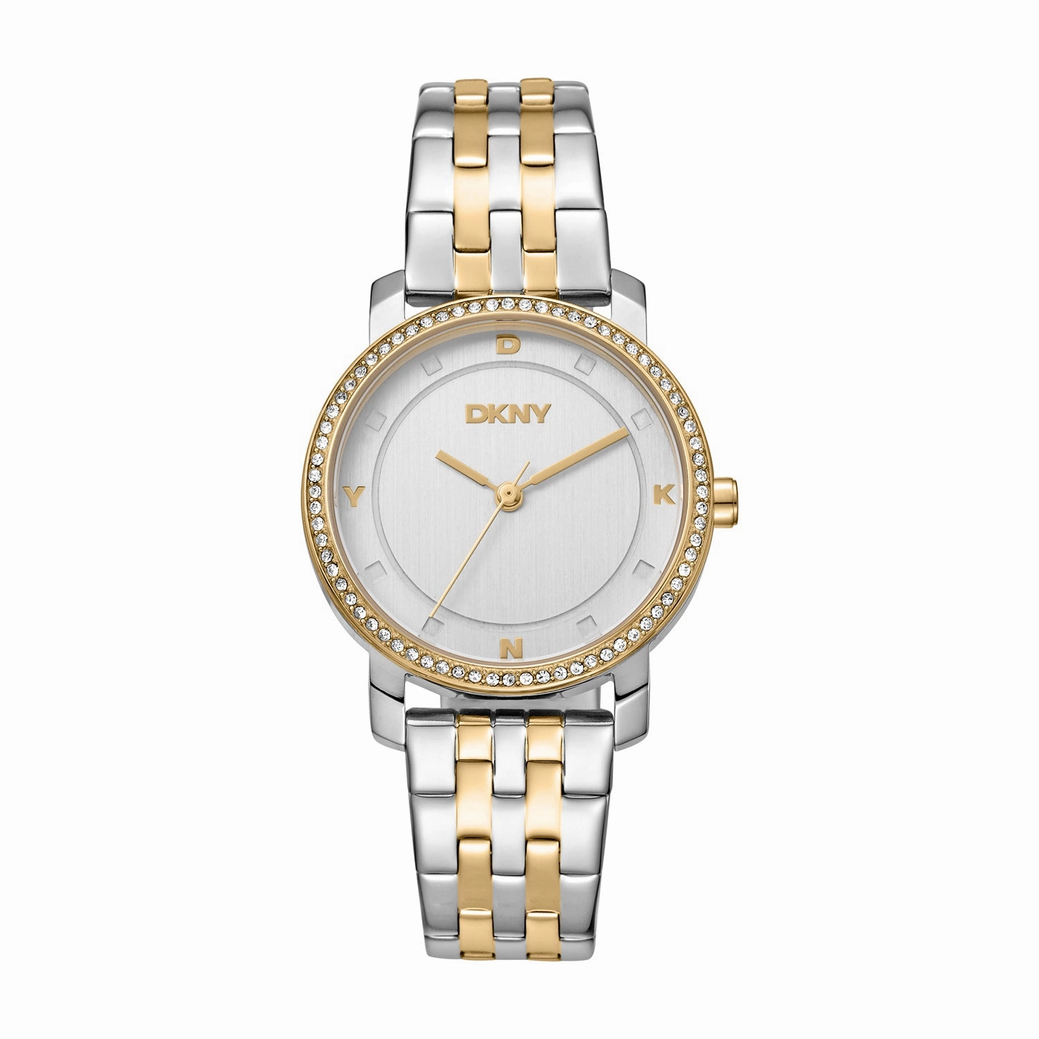 DKNY Astoria Glitz Silver Dial Stainless Steel Watch DK1L065M0065