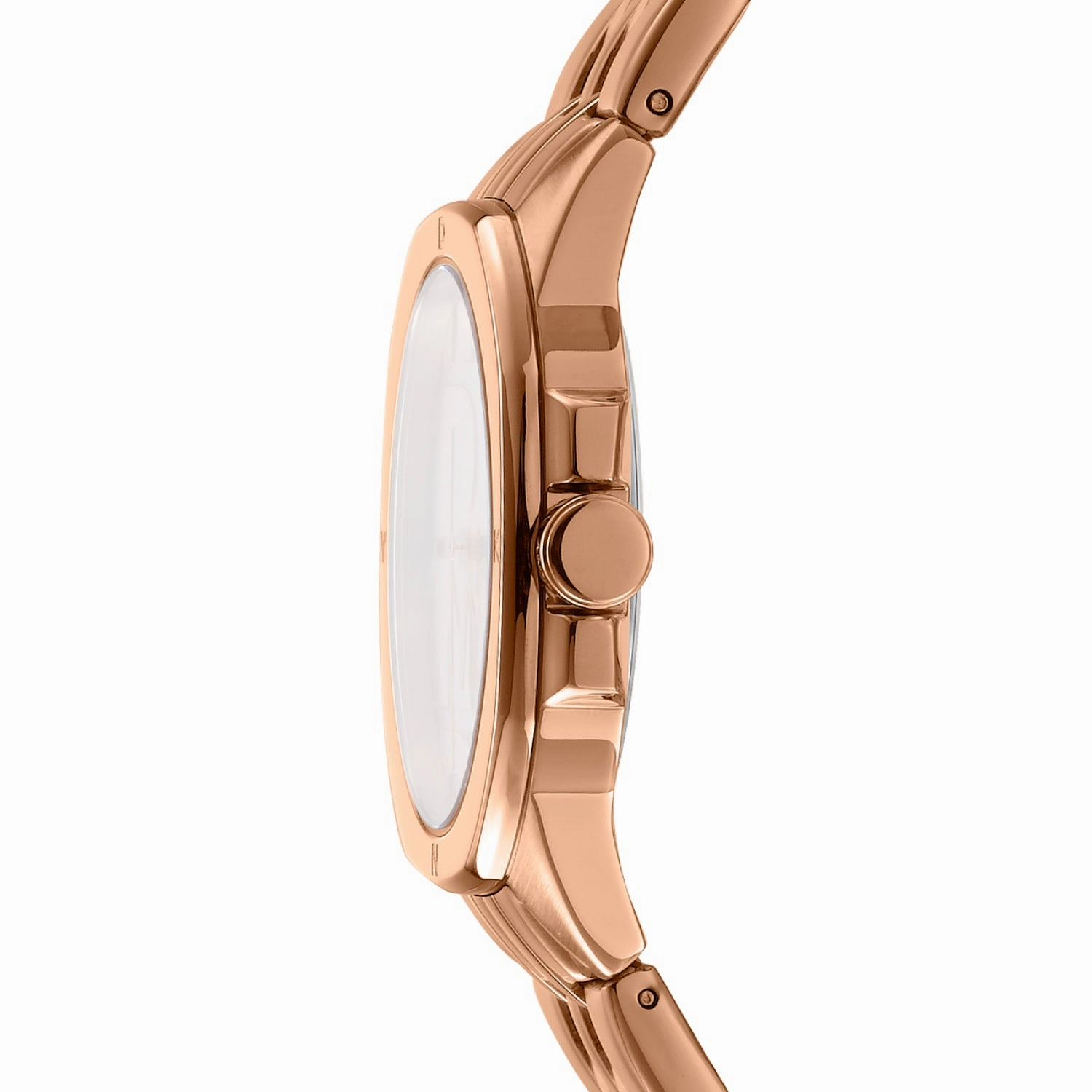 DKNY Brooklyn Midi Rose Gold Dial Stainless Steel Watch DK1L012M0075