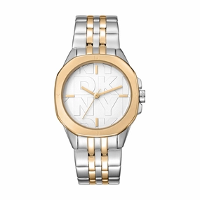 DKNY Brooklyn Midi Silver Dial Stainless Steel Watch DK1L012M0085
