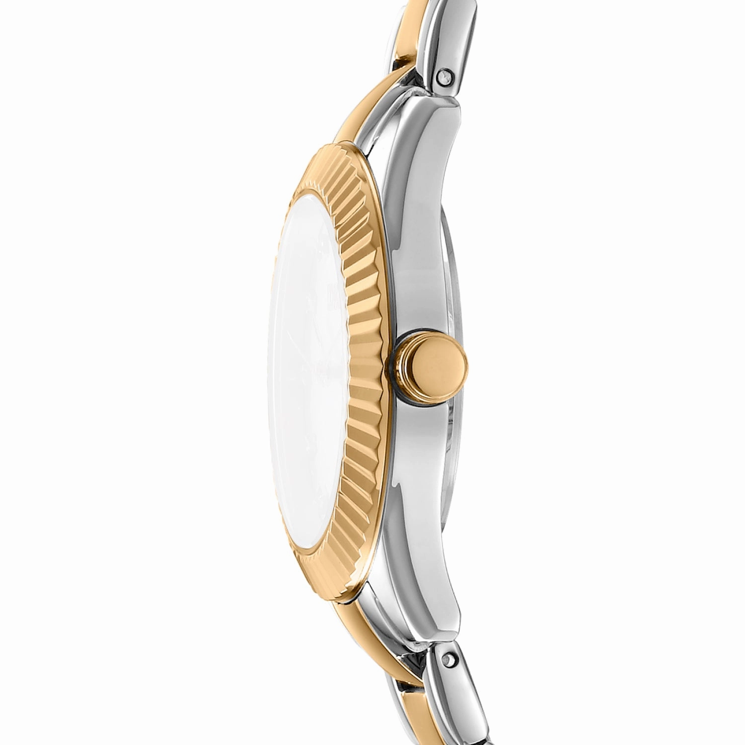DKNY Chambers Glitz Silver Dial Stainless Steel Watch DK1L017M0075
