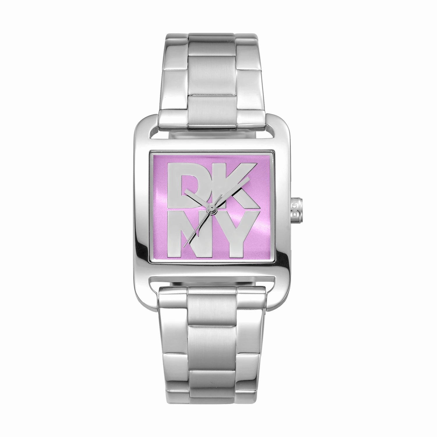 DKNY City Maxi Pink Dial Stainless Steel Watch DK1L001M0035