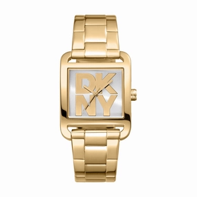 DKNY City Maxi Silver Dial Stainless Steel Watch DK1L001M0045