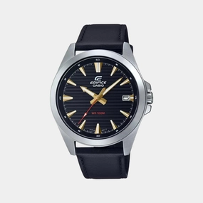 Edifice Men's Analog Leather Watch ED538 - EFV-140L-1AVUDF