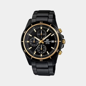 Edifice Men's Black Chronograph Stainless Steel Watch EX208 - EFR-526BK-1A9VUDF