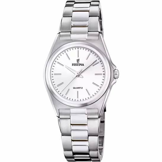 Elegant Festina Women's Stainless Steel Watch F20553/2 with Classic Design