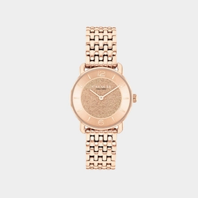 Elliot Women Quartz Rose Gold Dial Bracelet Watch 14504371