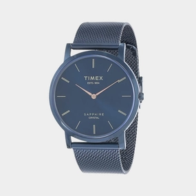 Empera Men Quartz Blue Dial Analog Mesh Watch TWEG17414