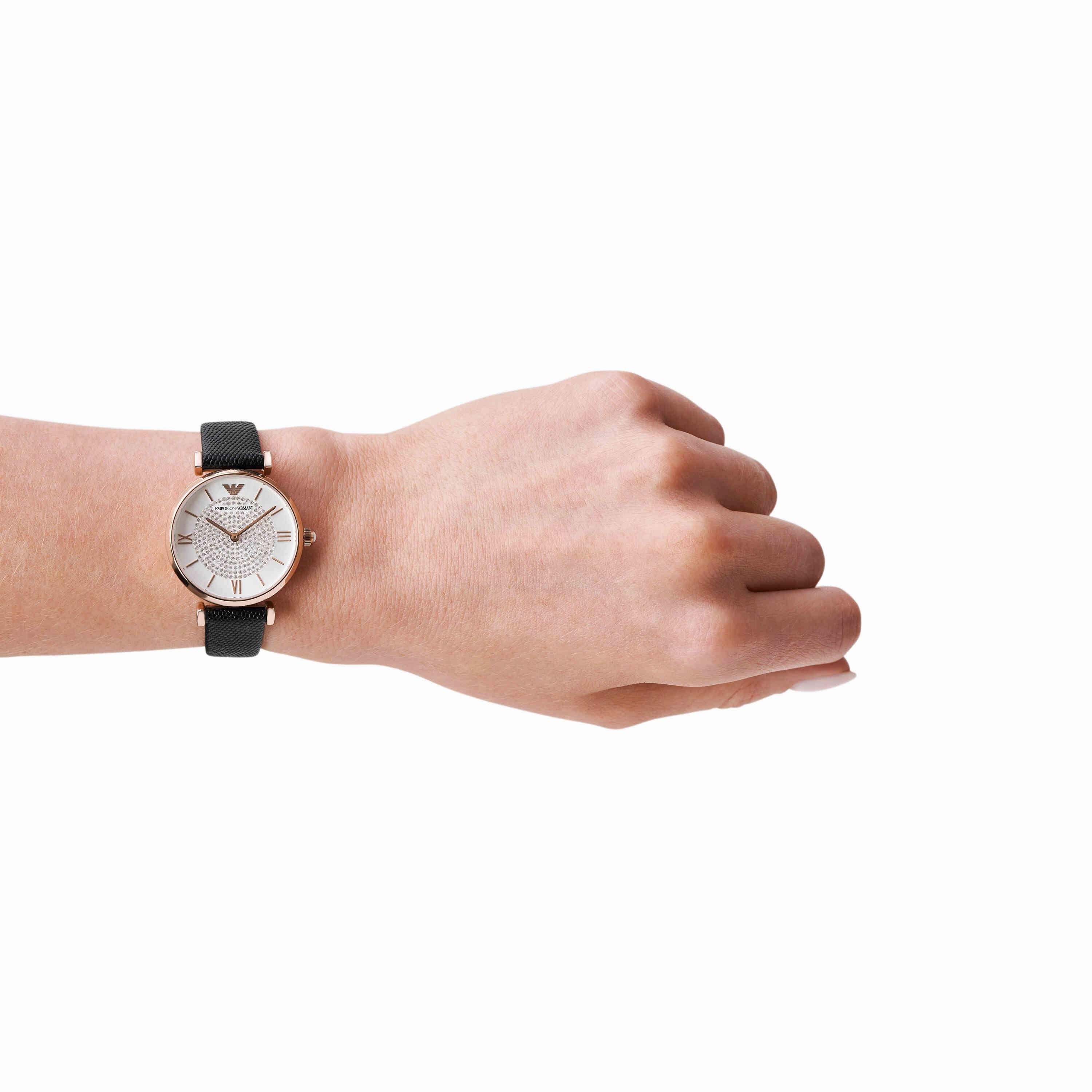 Emporio Armani Black Analogue Watch AR11387