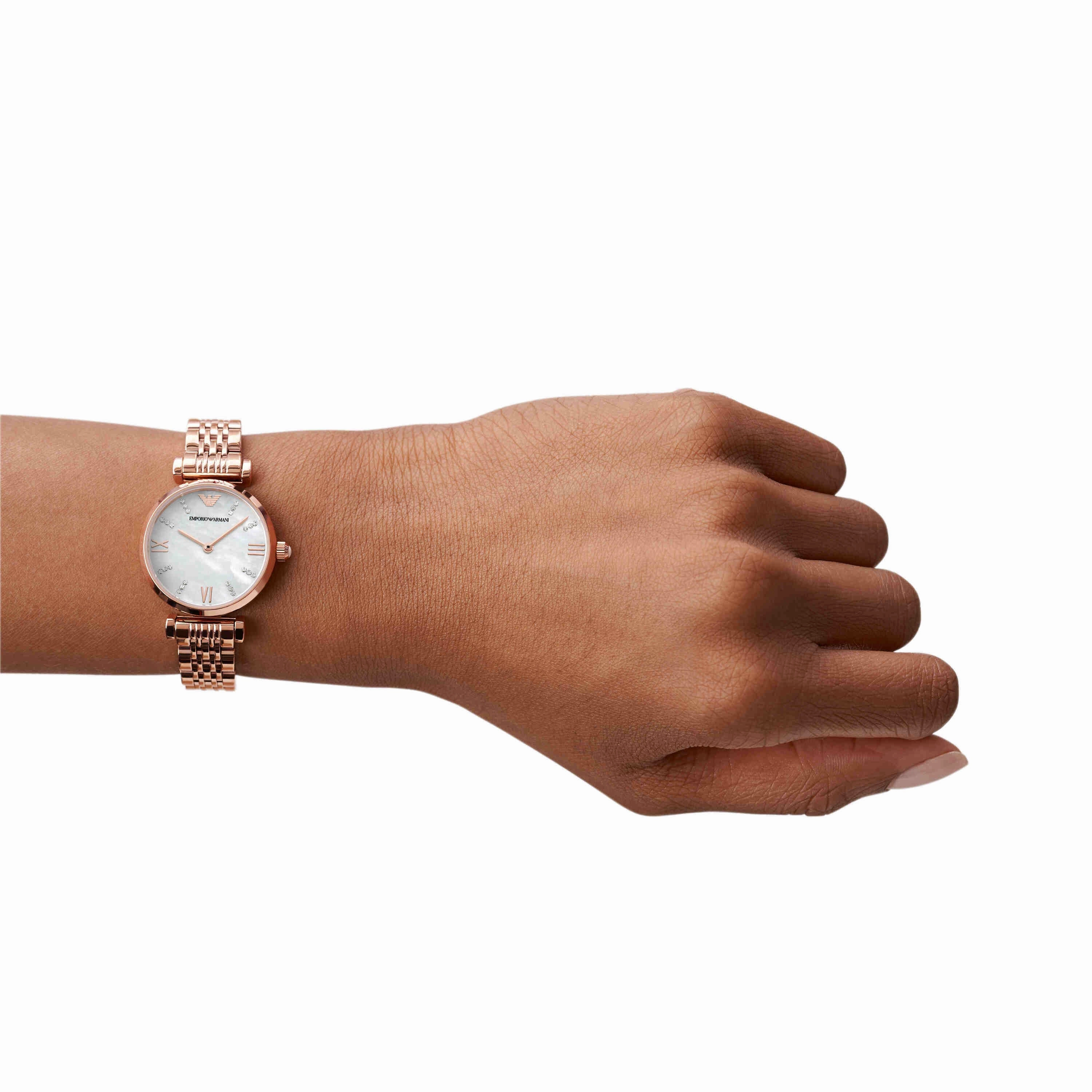 Emporio Armani Rose Gold-Tone Analogue Watch AR11316