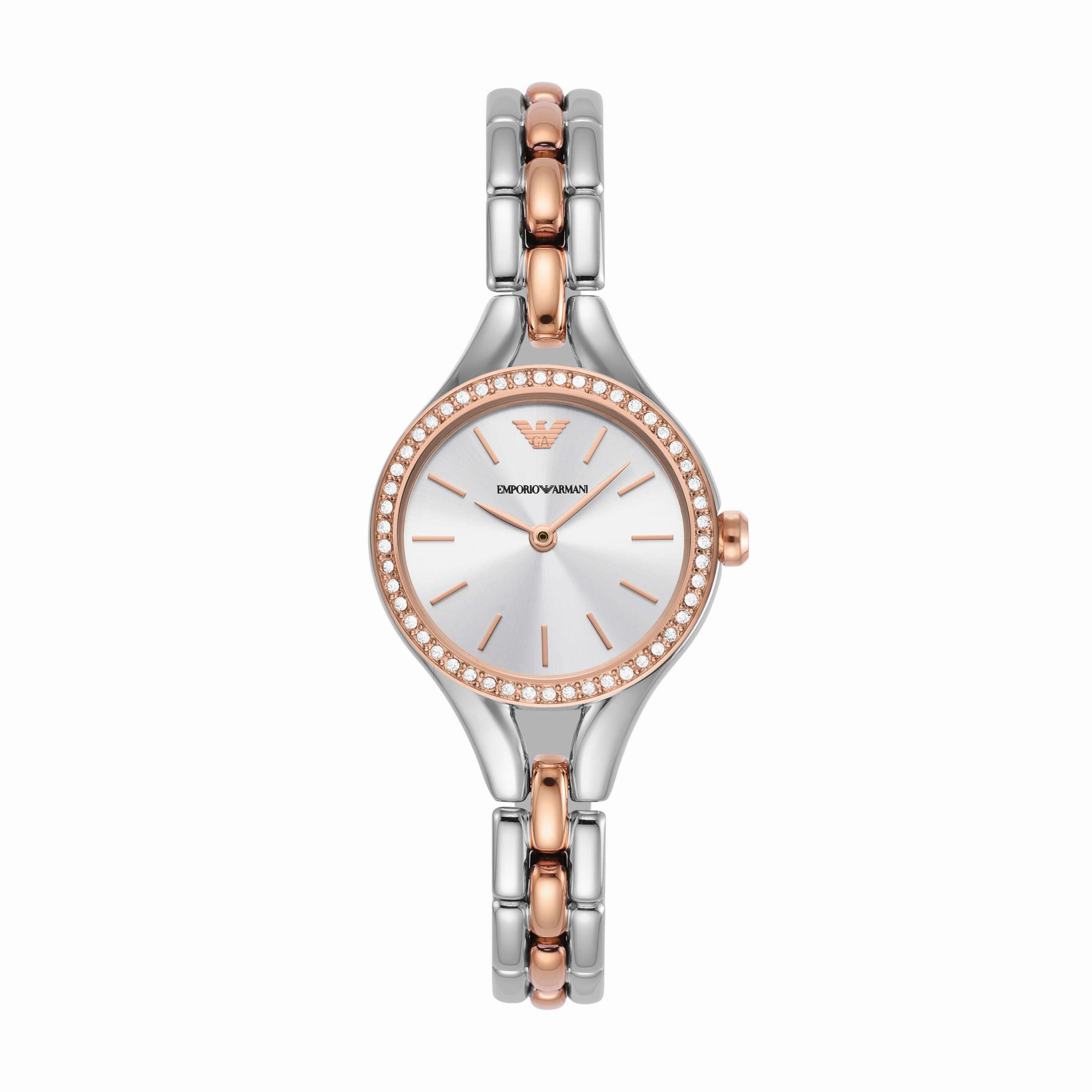 Emporio Armani Two Tone Analogue Watch AR11551