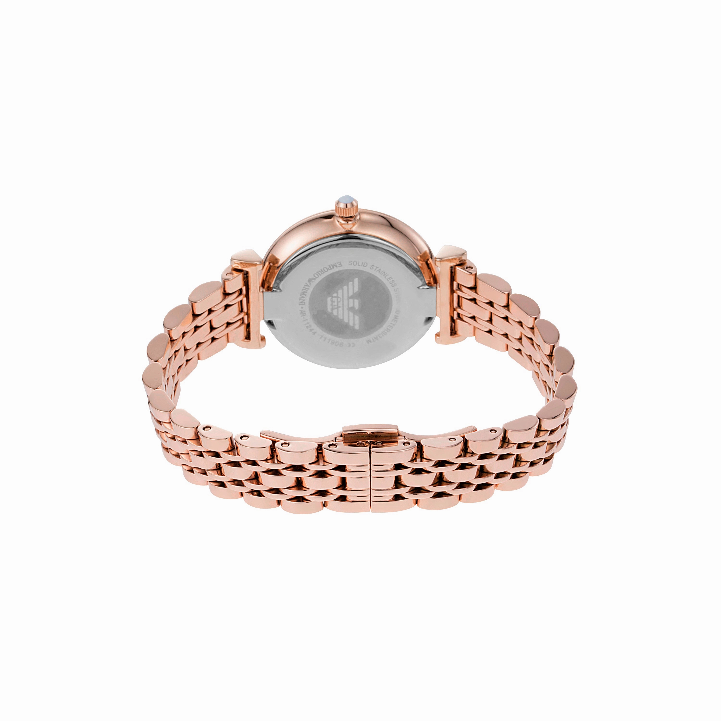 Emporio Armani Women's Rose Gold Stainless Steel Watch AR11244