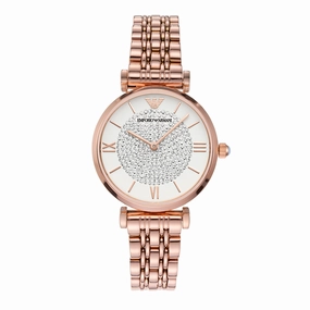 Emporio Armani Women's Rose Gold Stainless Steel Watch AR11244